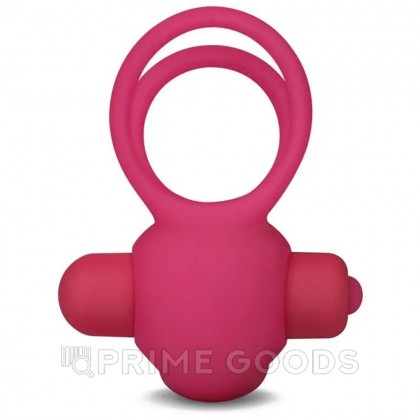 Эрекционное виброкольцо Power DUO clit cockring (розовый) от sex shop primegoods фото 4