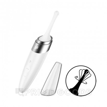 Мини-вибратор для точечной стимуляции Satisfyer Twirling Delight white от sex shop primegoods фото 5