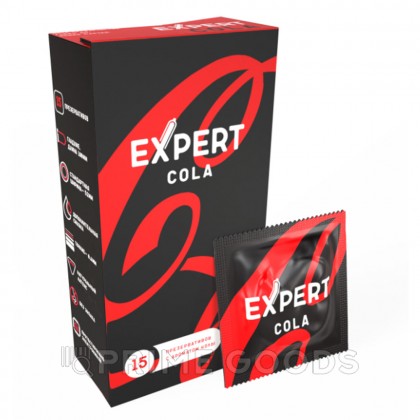 Презервативы EXPERT Cola, аромат Колы, 15 шт от sex shop primegoods фото 3