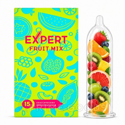 Презервативы EXPERT Fruit Mix, фруктовые ароматизированные, 15 шт от sex shop primegoods