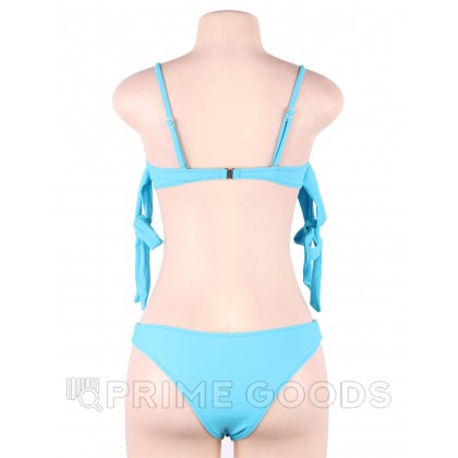 Купальник с завязками Rhinestone Blue (XL) от sex shop primegoods фото 6