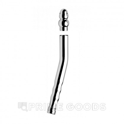 Сопло для анального душа Angled Enema Nozzle, серебристый от sex shop primegoods