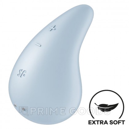 Клиторальный мини-вибратор Satisfyer Dew Drop голубой от sex shop primegoods фото 5