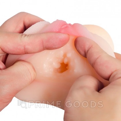 Мастурбатор в виде вагины, компактный (светлый) от sex shop primegoods фото 9