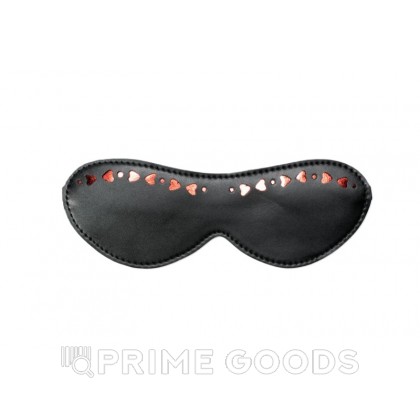 Маска на глаза, декорированная сердцами от sex shop primegoods
