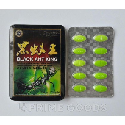 Мужской возбудитель Black Ant King (Король черных муравьев - 10 таб.) от sex shop primegoods фото 3