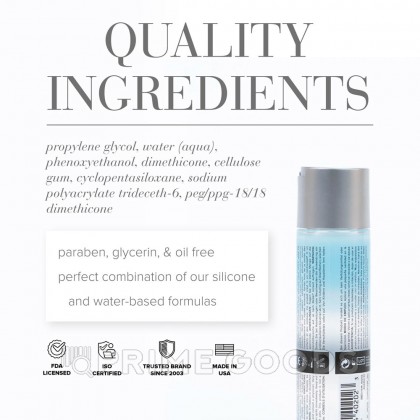 Водно-силиконовый лубрикант JO Lubricant Hybrid, 60 мл от sex shop primegoods фото 2