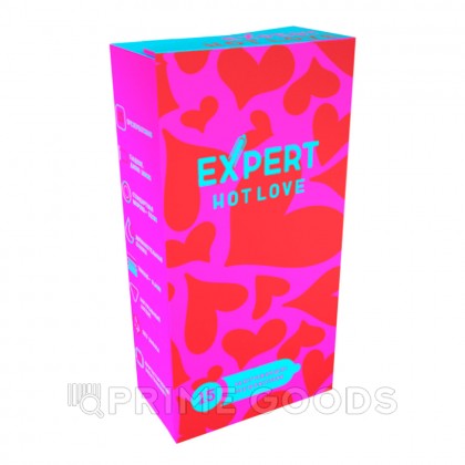 Презервативы EXPERT Hot Love, с разогревающим эффектом, 15 шт от sex shop primegoods фото 2