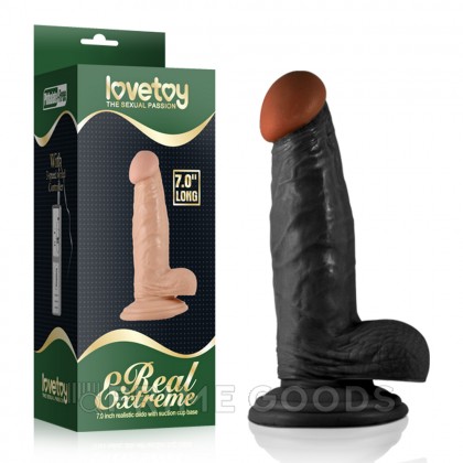 Фаллоимитатор на присоске Lovetoy Real Extreme (17,5*3,7) от sex shop primegoods фото 3