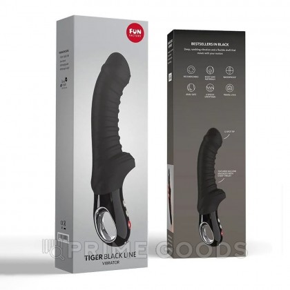 Вибратор точки G TIGER от Fun Factory (черный) от sex shop primegoods фото 2