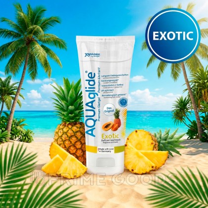 Смазка JoyDivision AQUAglide со вкусом экзотических фруктов, 100 мл от sex shop primegoods фото 5