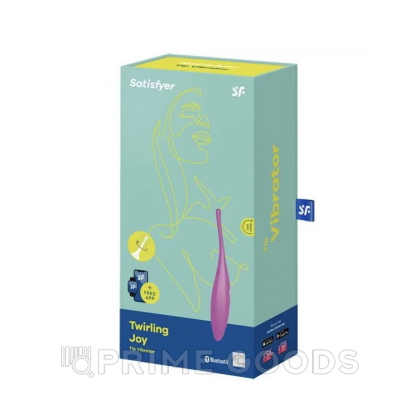 Вибратор для клитора Satisfyer Twirling Joy fuchsia от sex shop primegoods фото 4