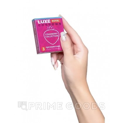 Презервативы LUXE ROYAL Strawberry Collection (3 шт.) от sex shop primegoods фото 6