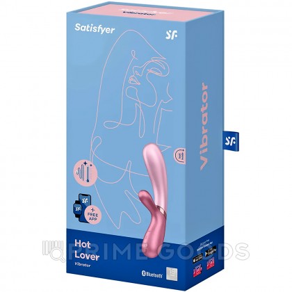 Вибратор с подогревом Satisfyer Hot Lover розовый от sex shop primegoods фото 4