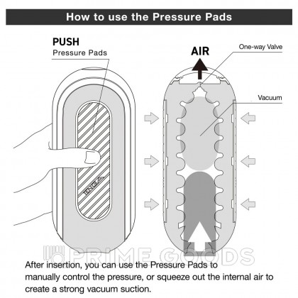 Мастурбатор Tenga Flip Zero Gravity с вибрацией, черный от sex shop primegoods фото 2