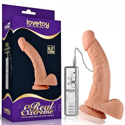 Вибратор на присоске к стене - 22 см. от sex shop primegoods фото 4