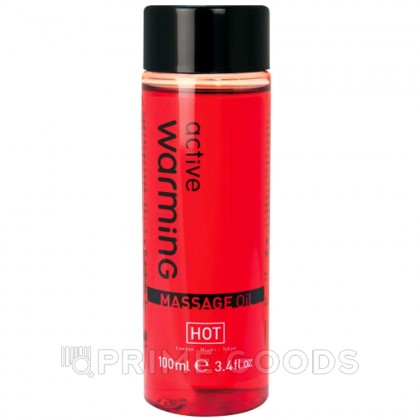 Массажное масло Active warming разогревающее, 100 мл от sex shop primegoods