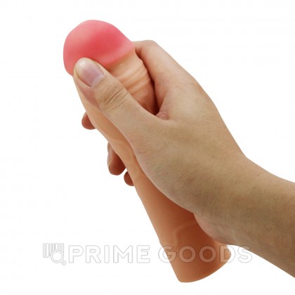 Реалистичная насадка на пенис Chane (18 см) телесная от sex shop primegoods фото 4