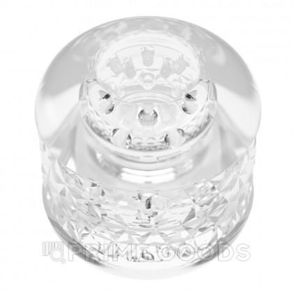 Мастурбатор с текстурированным каналом Crystle прозрачный от sex shop primegoods фото 6