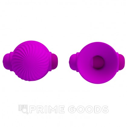 Стимулятор сосков с вибрацией (2 шт.) фиолетовый от sex shop primegoods фото 6