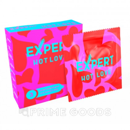 Презервативы EXPERT Hot Love, с разогревающим эффектом, 3 шт от sex shop primegoods фото 3
