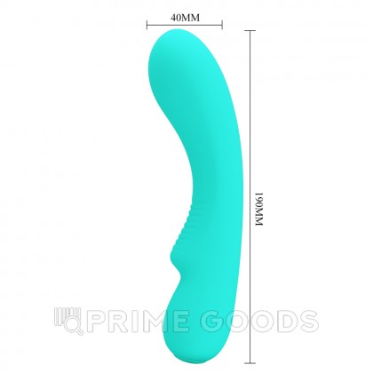 Вибратор Matt Super Soft (19 см) бирюзовый от sex shop primegoods фото 10
