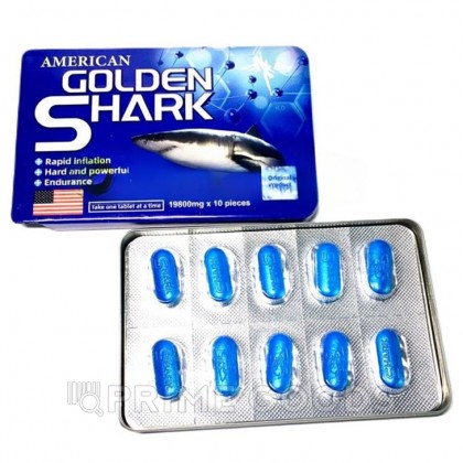 Мужской возбудитель American Golden Shark (10 таб) от sex shop primegoods фото 2