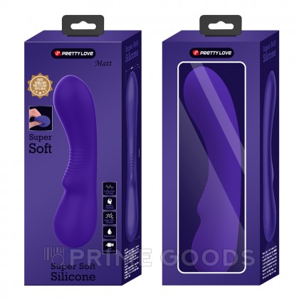 Вибратор Matt Super Soft (19 см) фиолетовый от sex shop primegoods фото 13
