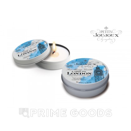 PETITS JOUJOUX Массажная свеча LONDON свежесть 33 гр. от sex shop primegoods