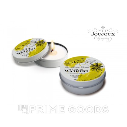 PETITS JOUJOUX Массажная свеча WAIKIKI BEACH пина колада 33 гр. от sex shop primegoods