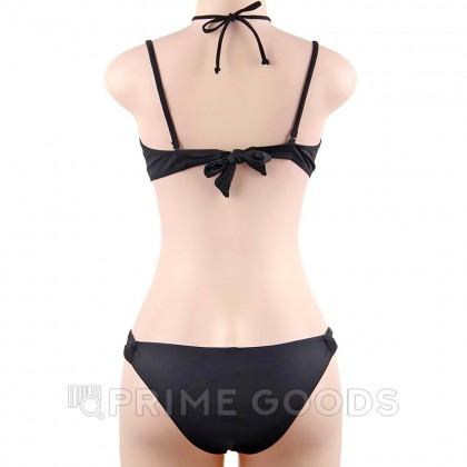 Купальник с завязками на шее Mesh Black (L) от sex shop primegoods фото 4