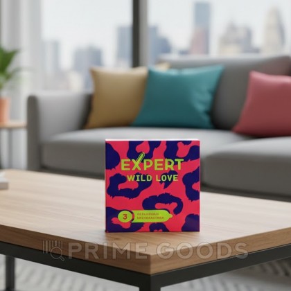 Презервативы EXPERT WILD LOVE № 3 (ребристые с точками), 3 шт. от sex shop primegoods фото 2