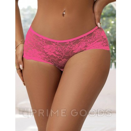 Трусики на завязках с доступом, розовые, M-L от sex shop primegoods фото 2