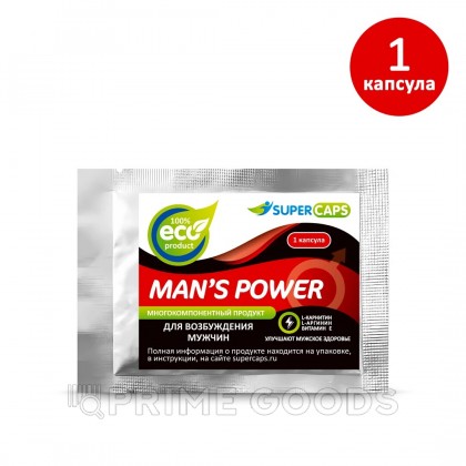 Средство возбуждающее с L-carnitin Man's Power 1 капсула от sex shop primegoods