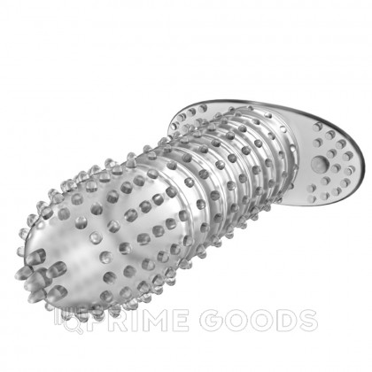 Насадка для пениса с мягкими усиками, прозрачная от sex shop primegoods фото 5