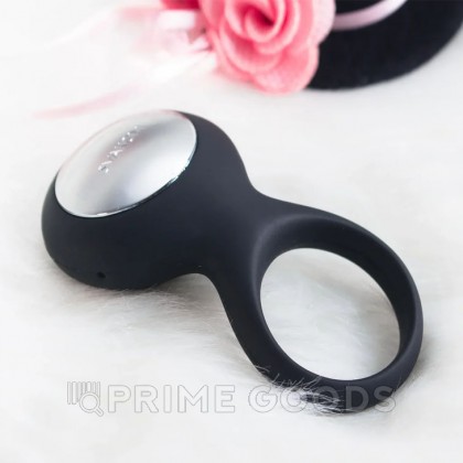 Эрекционное виброкольцо Tyler черный от SVAKOM от sex shop primegoods фото 4