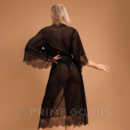 Элегантный пеньюар с отделкой кружевом (Muse) (XXL/XXXL) от sex shop primegoods фото 5