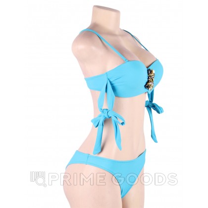 Купальник с завязками Rhinestone Blue (XL) от sex shop primegoods фото 7