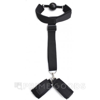 Фиксатор БДСМ (наручники+ошейник) от sex shop primegoods фото 2
