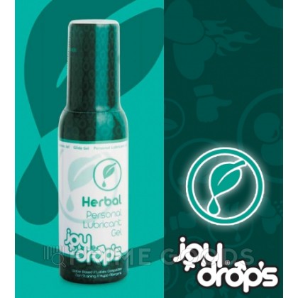 Смазка на водной основе JoyDrops Herbal, 100 мл от sex shop primegoods фото 4