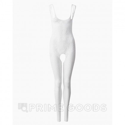 Боди-комбинезон белый с имитацией подвязок (Impulse) (S-L) от sex shop primegoods фото 6