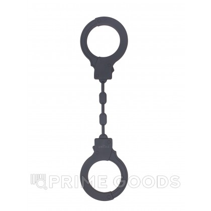 Наручники силиконовые графитовые, Be Mine, One Size от sex shop primegoods фото 2