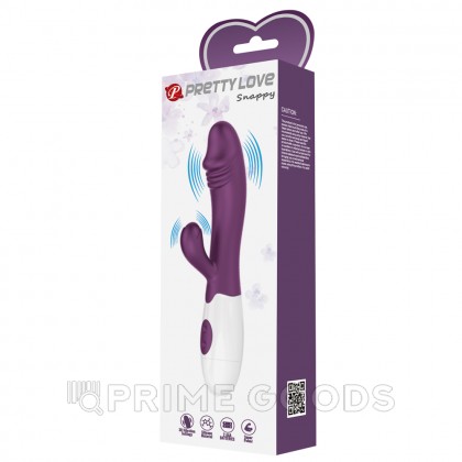 Фиолетовый вибратор-кролик Snappy (19) от sex shop primegoods фото 11