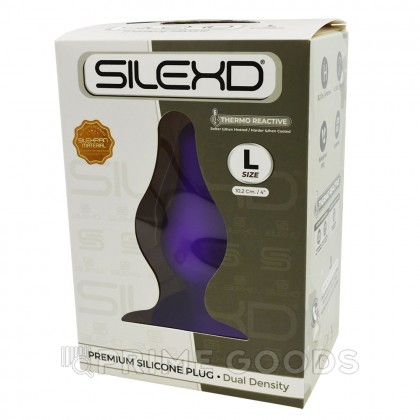 Анальный плаг Model 2 от SILEXD L фиолетовый от sex shop primegoods фото 3