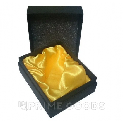 Алюминиевая анальная пробка с кристаллом голубая от sex shop primegoods фото 3