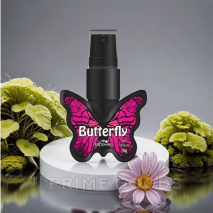 Возбуждающий клиторальный гель BUTTERFLY со вкусом вишни (20 мл.) от sex shop primegoods фото 2
