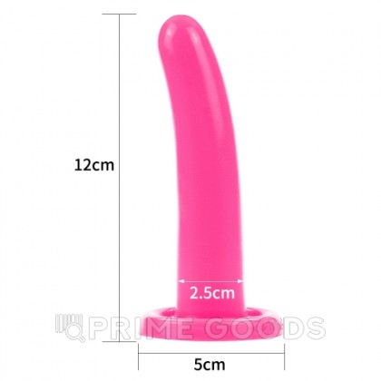 Силиконовый фаллоимитатор Lovetoy (12,5×3 см) розовый от sex shop primegoods фото 2