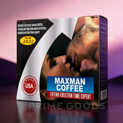 Возбуждающий кофе для мужчин Maxman coffee (1 шт.) от sex shop primegoods фото 6
