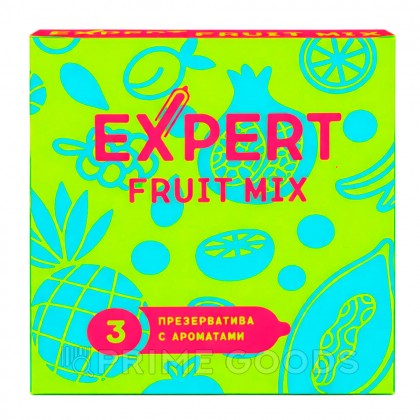 Презервативы EXPERT Fruit Mix, фруктовые ароматизированные, 3 шт от sex shop primegoods