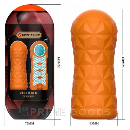 Компактный мастурбатор с внутренним стимулятором Victoria cheney от sex shop primegoods фото 5
